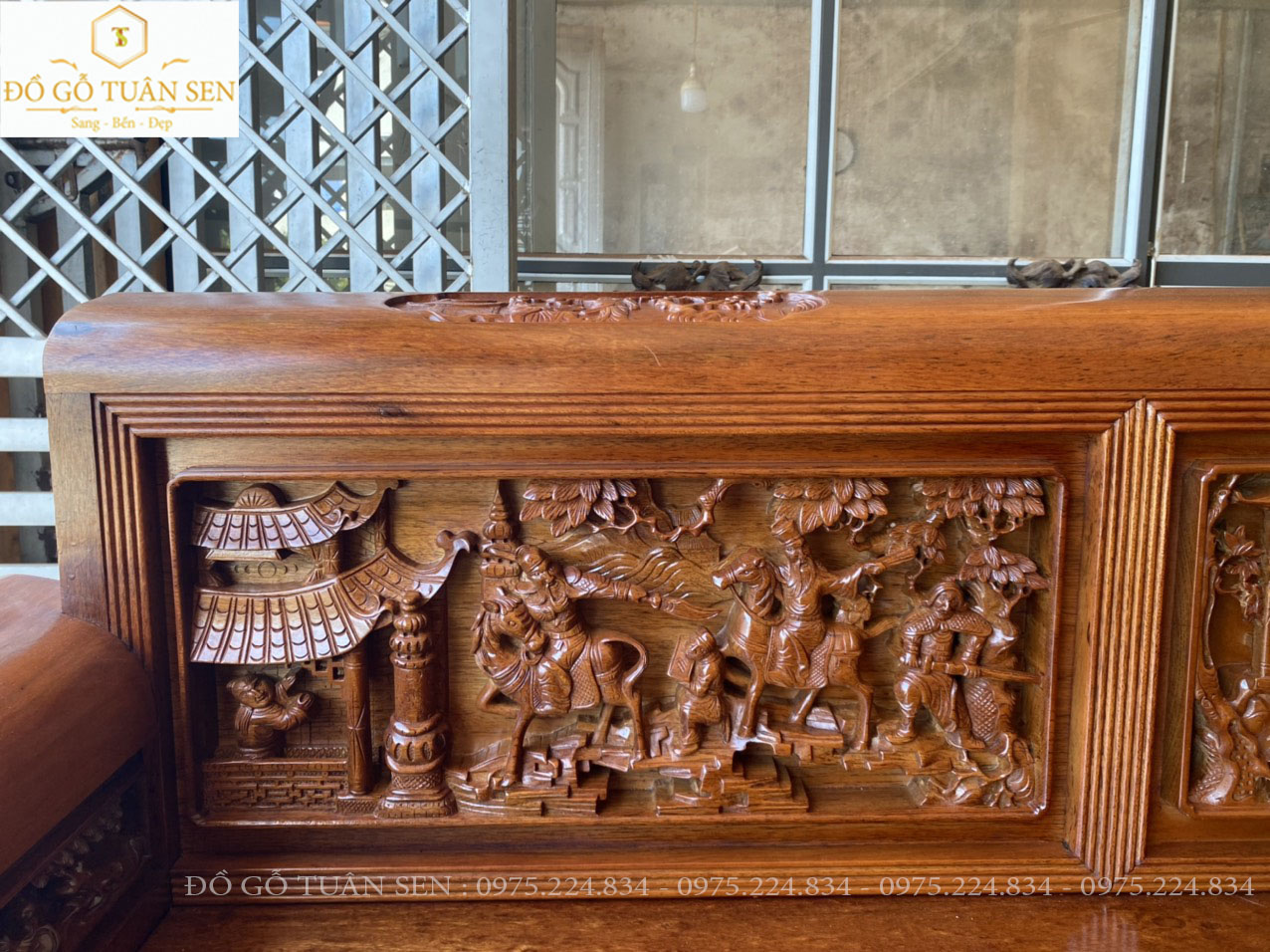 Thông tin chi tiết về bộ trường kỷ đục tích tam quốc 